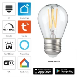 Alecto Smart - LED Lamp SMARTLIGHT120 -Huis Beveiliging alecto smart led lamp 4179486 sfeer 2