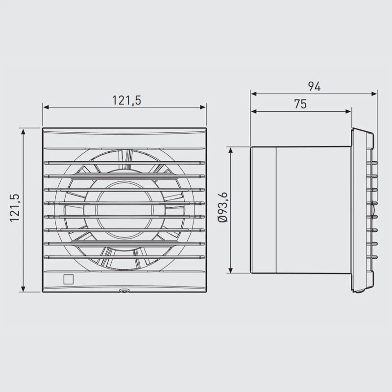 Soler & Palau EDM-80 - Badkamer-/toiletventilator 5210045000 1 Soler & Palau EDM-80 - Badkamer-/toiletventilator 5210045000